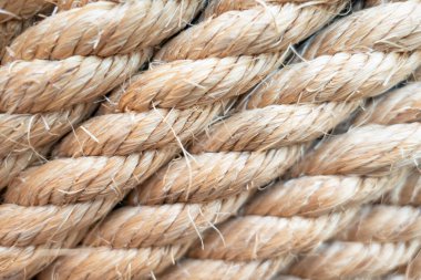 arka plan için closeup kahverengi güçlü deniz ipi .