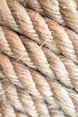 arka plan için closeup kahverengi güçlü deniz ipi .