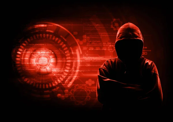 Хакерська Атака Комп Ютера Даних — стокове фото