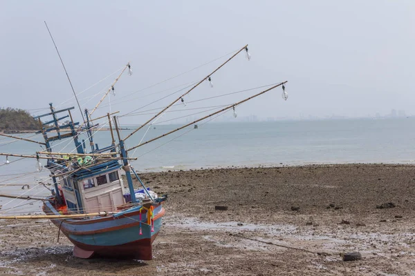 Antiguo Barco Pesca Estacionado Playa — Foto de Stock