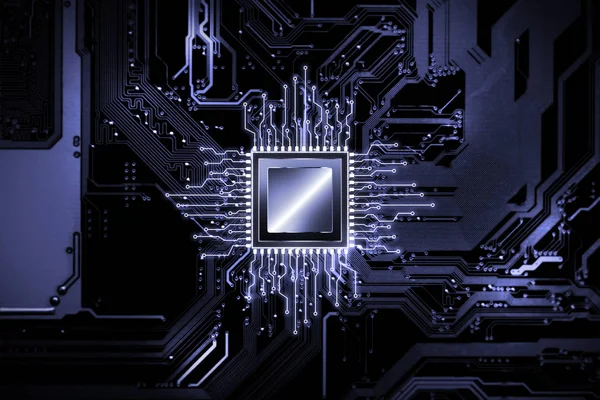 抽象的なプロセッサ回路ネットワークの背景 — ストック写真