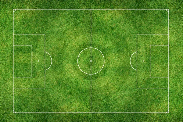 Grön Fotbollsstadion Fält — Stockfoto