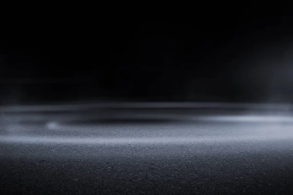 霧光高速創造的なぼやけた屋外アスファルト背景 — ストック写真