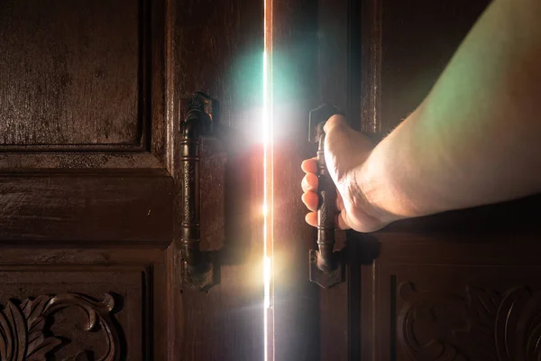 Açık Kapı Işık — Stok fotoğraf