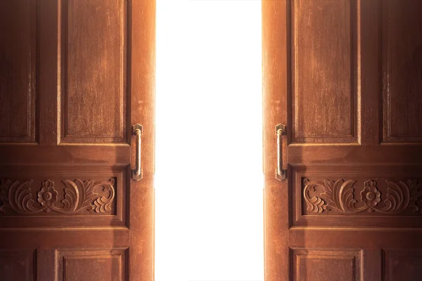 Φως Αντίληψη Ανοιχτή Πόρτα — Φωτογραφία Αρχείου