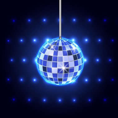 Disko topu hafif vektör 