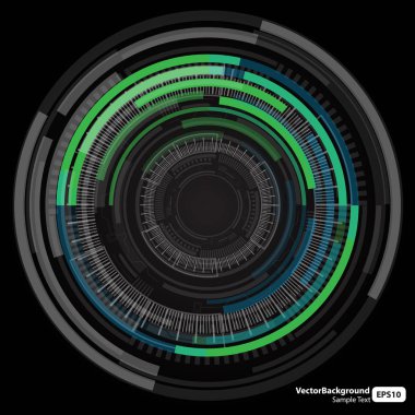 soyut teknoloji çevrelerinde arka plan