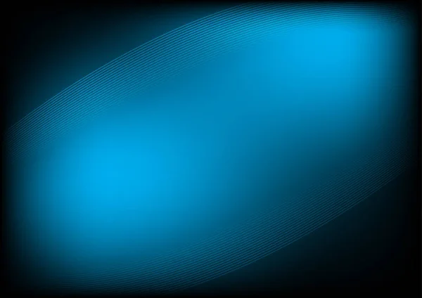 Horizontale Donker Blauwe Abstracte Achtergrond — Stockvector