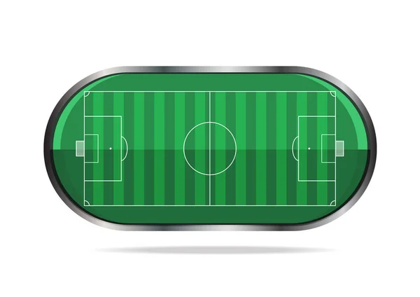 Voetbal Voetbal Sport Toepassing Pictogram Vector — Stockvector