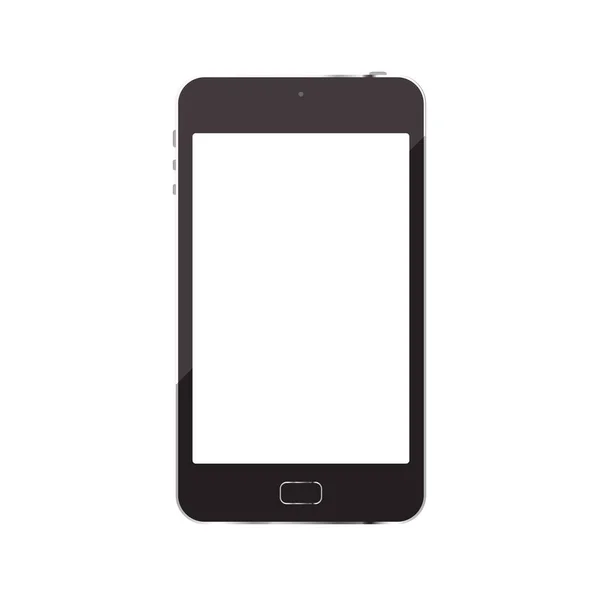 Smartphone Aislado Sobre Fondo Blanco — Vector de stock