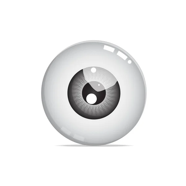 素敵な黒い目ボール ベクトル — ストックベクタ