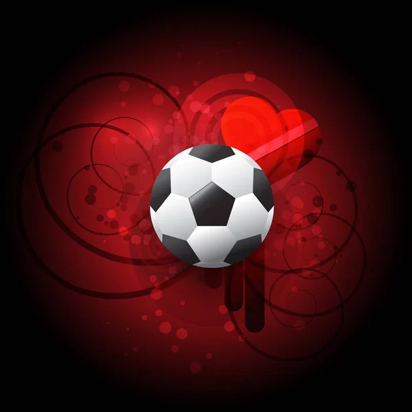 Fotbal Fundal Vectorial Roșu — Vector de stoc