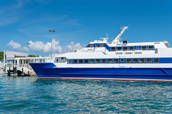 Luxury Yacht moored in Marina — Stock Photo, Image