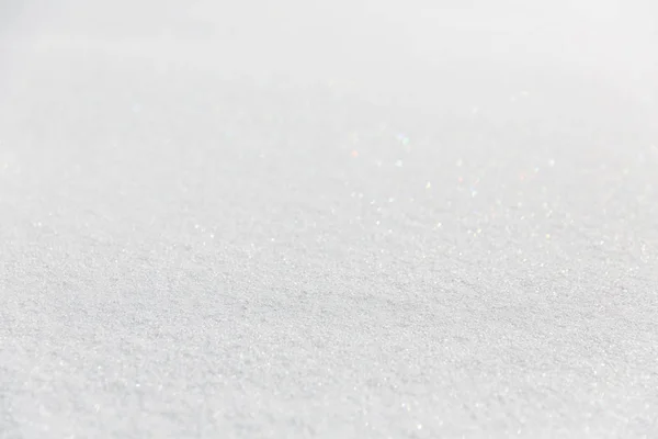 Texture Neve Con Prospettiva Sfondo Bianco Invernale — Foto Stock