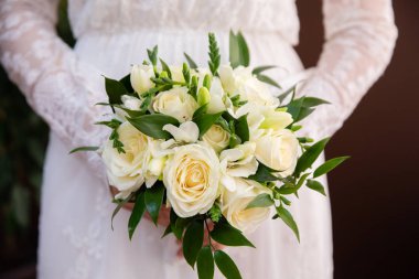 Güzel buket çiçek düğün töreni için