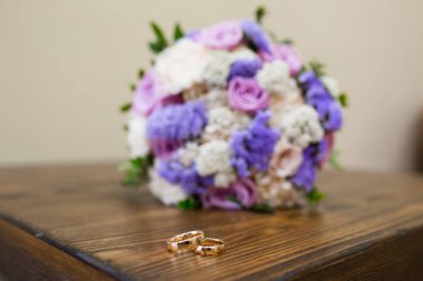 Güzel buket çiçek düğün töreni için