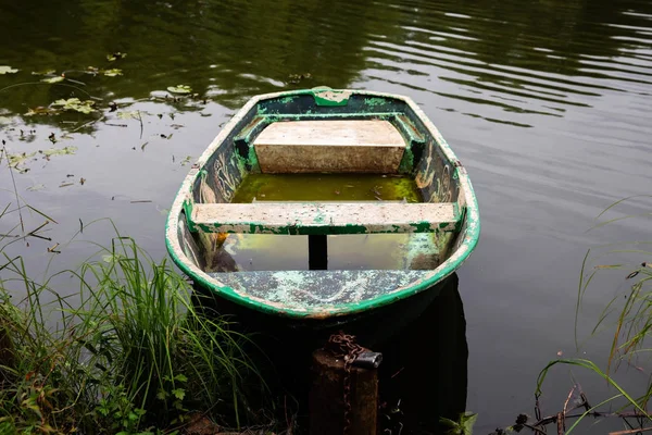 Wooden Boat Lake Fishing Boat — Stock Photo, Image