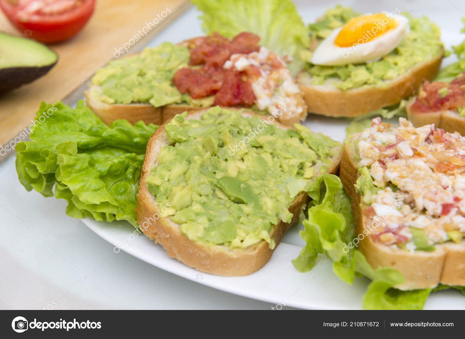 Desayuno tomate y huevo