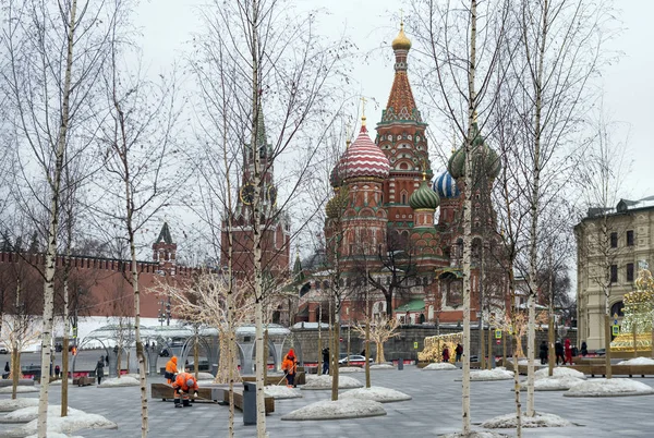 Basil Cathedral Moscow Winter — Stock Photo, Image