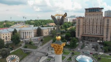 Kiev Ukrayna 4k drone