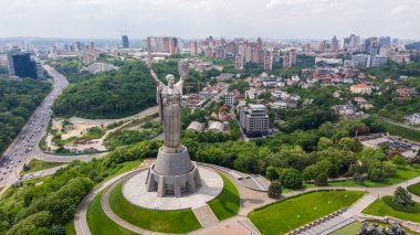 Kiev Ukrayna 4k drone