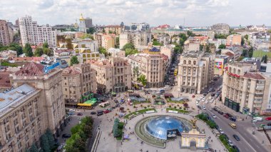 Kiev Ukrayna 4k drone