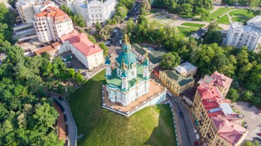 Kiev Ukrayna 4k drone