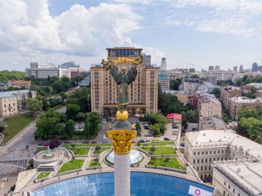 Kiev Ukrayna 4k drone