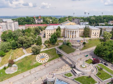 Kiev Ukrayna 4k drone