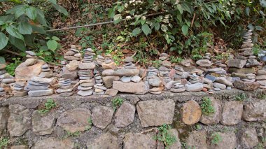 Tapınakta Güzel Bir Ev Kucaklaşma.