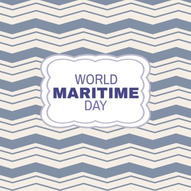 Dünya Denizcilik Günü-şablonu poster, afiş. Senin bir tasarım için posterler, tekstil, düğün davetiyesi, business ürün. Vektör çizim.  