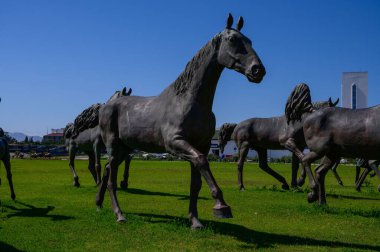 Kıbrıs Rum Kesimi 'nin Cami yakınlarındaki At Heykelleri