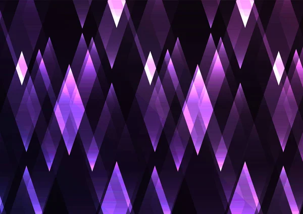 Amethyst Crystal Shine Abstracte Achtergrond Diamond Business Sjabloon Facet Technische — Stockvector