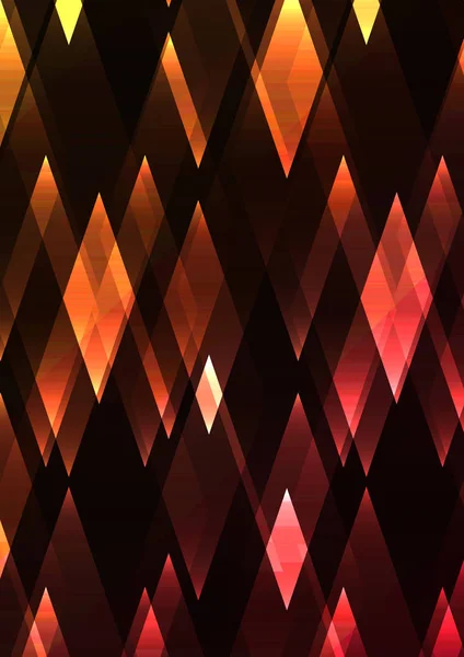 シトリン ルビー結晶の抽象的な背景 ダイヤモンド ビジネス テンプレート ファセット技術背景を磨き ベクトル イラスト — ストックベクタ