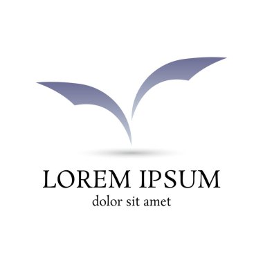 mektup v vektör logo tasarım şablonu, keskin simgesi, yarasa işareti, eğri sembolü, vektör çizim