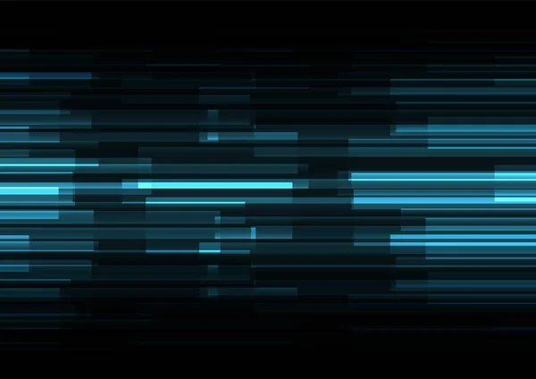 Velocidad Píxel Superposición Azul Fondo Oscuro Fondo Movimiento Capa Geométrica — Archivo Imágenes Vectoriales