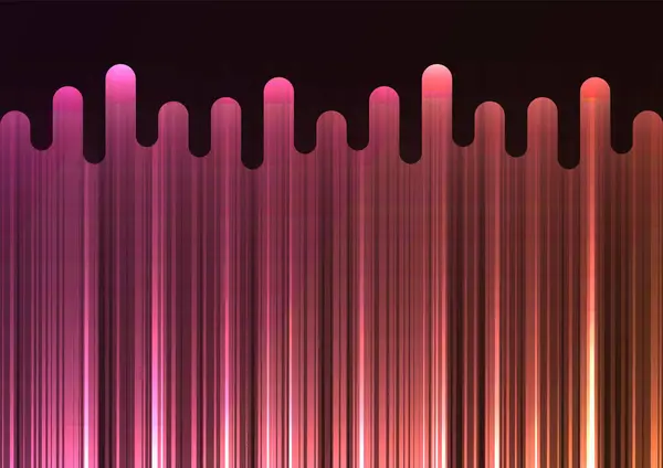 Superposición Línea Fusión Rosa Fondo Oscuro Fondo Movimiento Capa Plantilla — Vector de stock