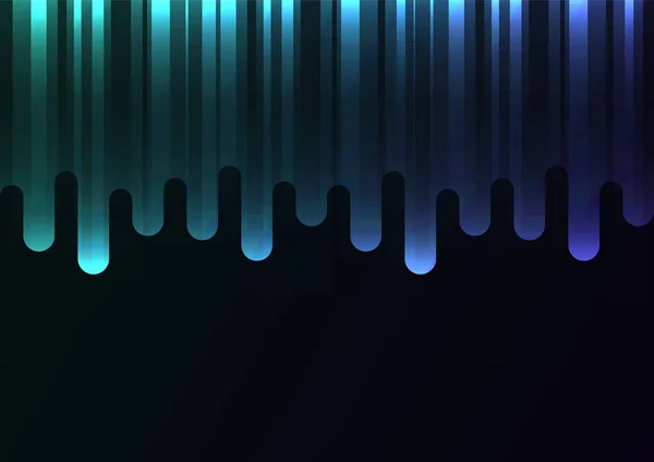 Μπλε Λιώσει Γραμμή Επικάλυψης Σκούρο Φόντο Σκηνικό Κίνηση Στρώμα Απλή — Διανυσματικό Αρχείο