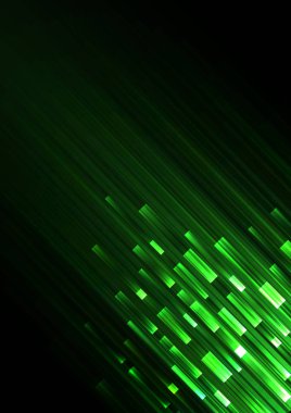 yeşil örtüşme piksel hızı koyu arka plan, geometrik katman hareket zemin, basit teknoloji kalıp, vektör çizim