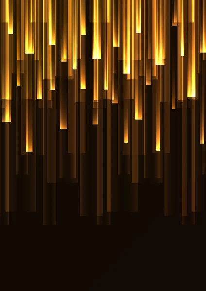 橙色重叠像素速度在黑暗背景 几何层运动背景 简单的技术模板 向量例证 — 图库矢量图片