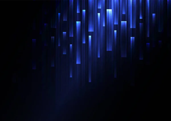 Blå Överlappning Pixel Hastighet Geometriska Lager Rörelse Bakgrund Enkel Teknik — Stock vektor