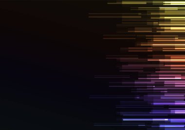 gökkuşağı örtüşme piksel hızı koyu arka plan, geometrik katman hareket zemin, basit teknoloji kalıp, vektör çizim