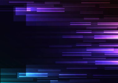 karanlık gökkuşağı örtüşme piksel hızı koyu arka plan, geometrik katman hareket zemin, basit teknoloji kalıp, vektör çizim