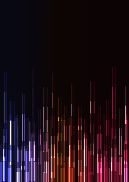 Многоцветные Перекрытия Скорости Пикселей Темном Фоне Геометрический Фон Движения Слоя — стоковый вектор