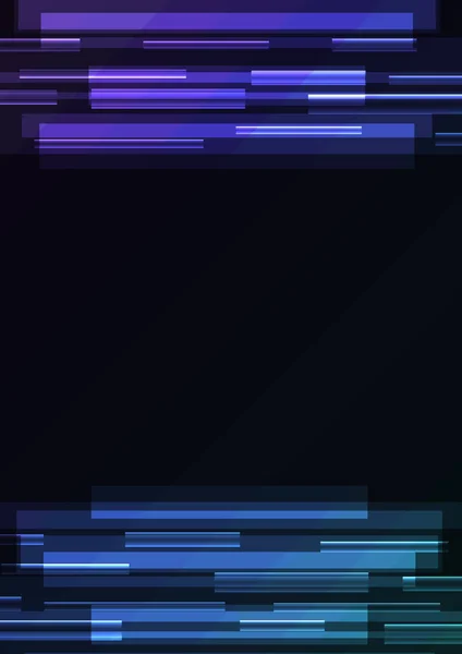 Purple Blue Overlap Pixel Speed Dark Background Geometric Layer Motion — Stock Vector