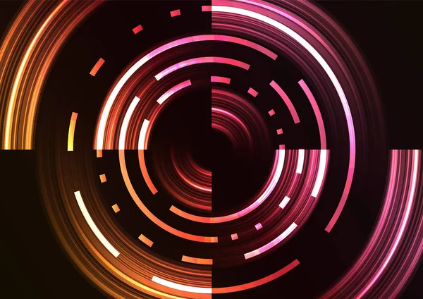 çok renkli soyut daire arka plan, dijital örtüşme katman hattı, basit bir teknoloji tasarım şablonu, vektör çizim