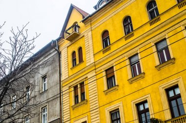 Budapeşte/Macaristan 19. Mart 2019 fotoğraf eski binalar/şehir manzaraları