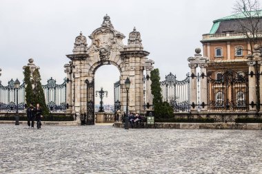 Budapeşte/Macaristan 19. Mart 2019 fotoğraf eski binalar/şehir manzaraları