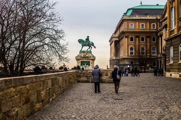 Budapeste Hungria Março 2019 Foto Edifícios Antigos Pontos Turísticos Cidade — Fotografia de Stock