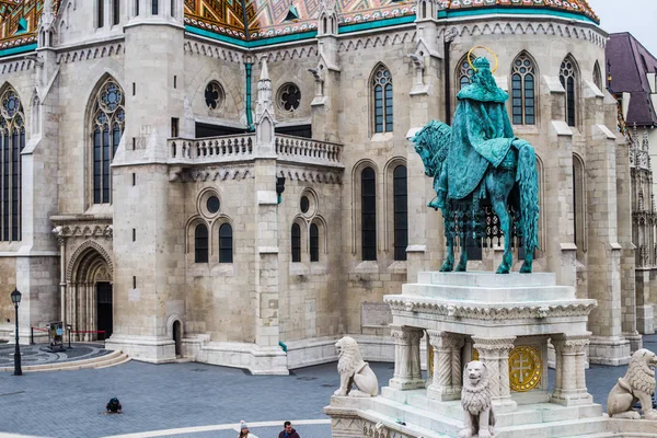 Будапешт Угорщина Березня 2019 Фото Церква Святого Матьяша Католицька Церква — стокове фото